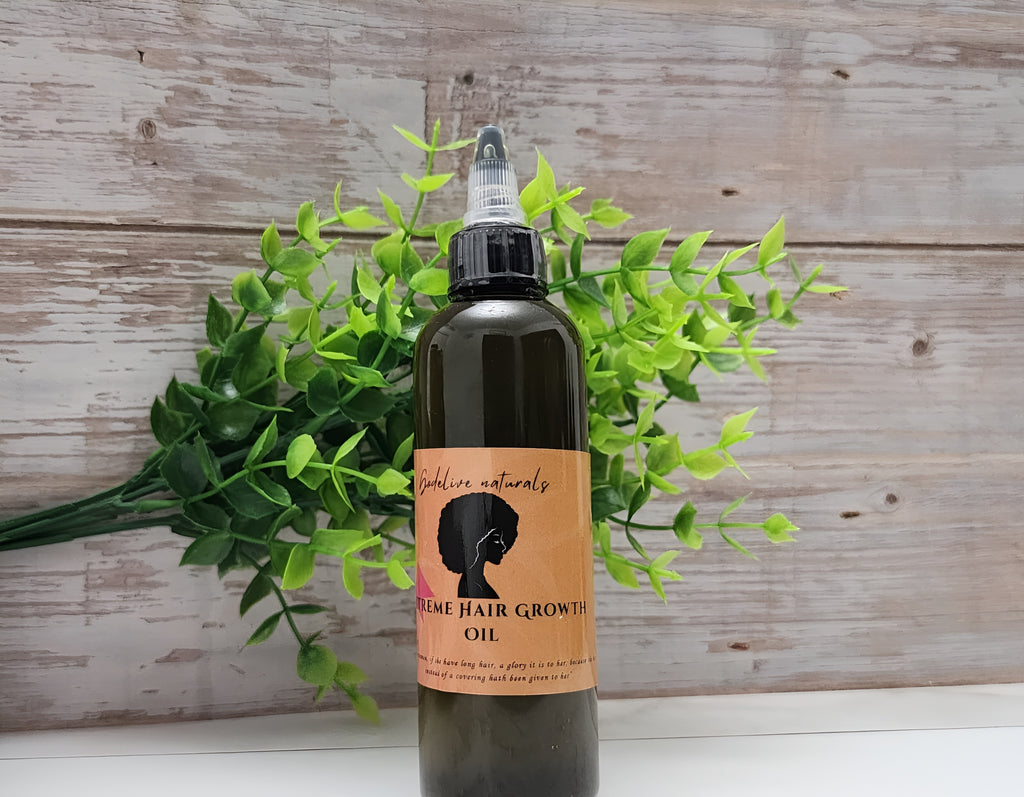 Extreme Hair Growth Oil – Rosemary, Castor & Herbal Blend